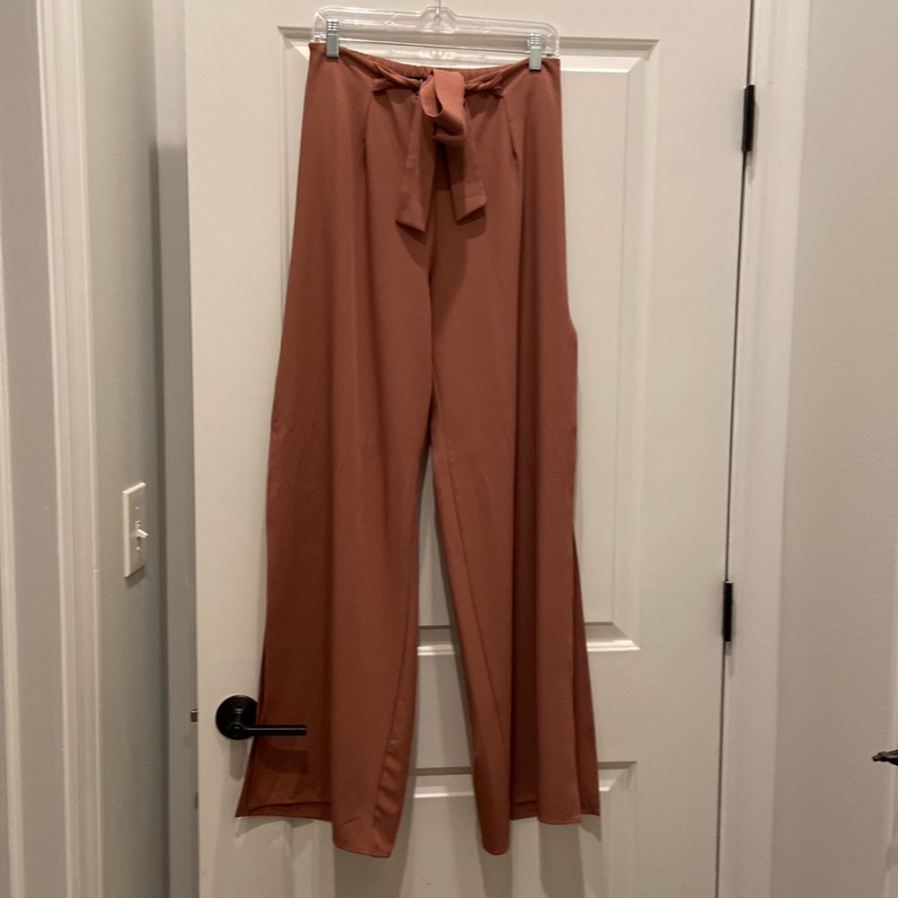 Sexy side slit pants